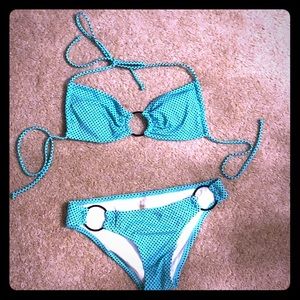 Victoria Secrets Two piece POLKA DOT Bikini